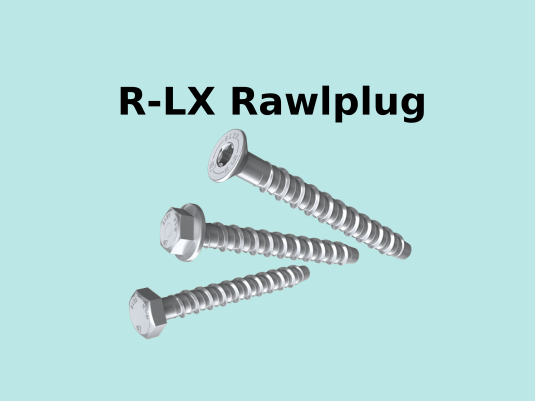 Kotwy wkręcane Rawlplug R-LX